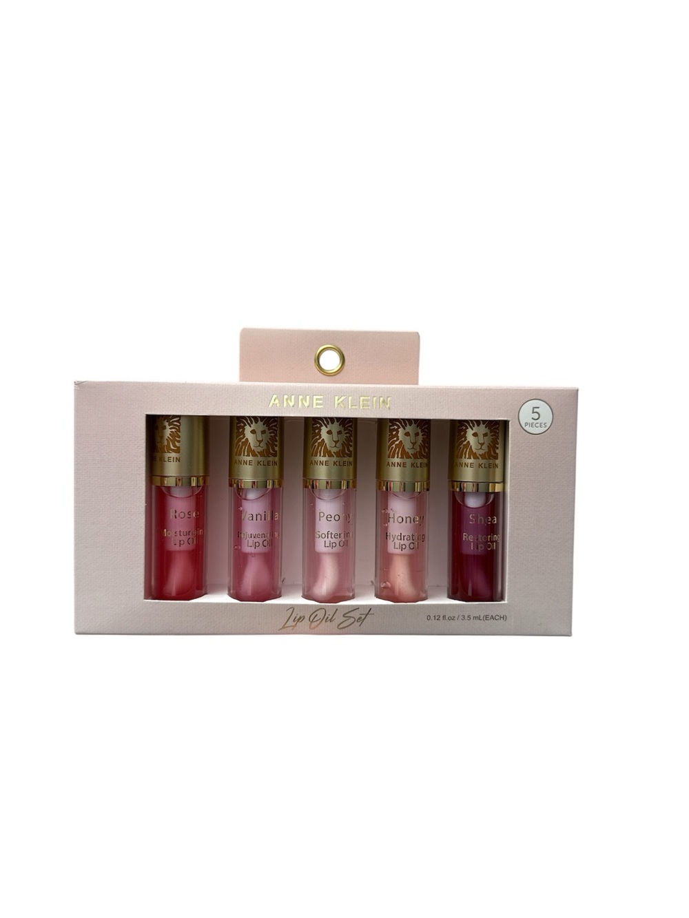 Anne Klein 5-Piece Pink Lip Oil Set